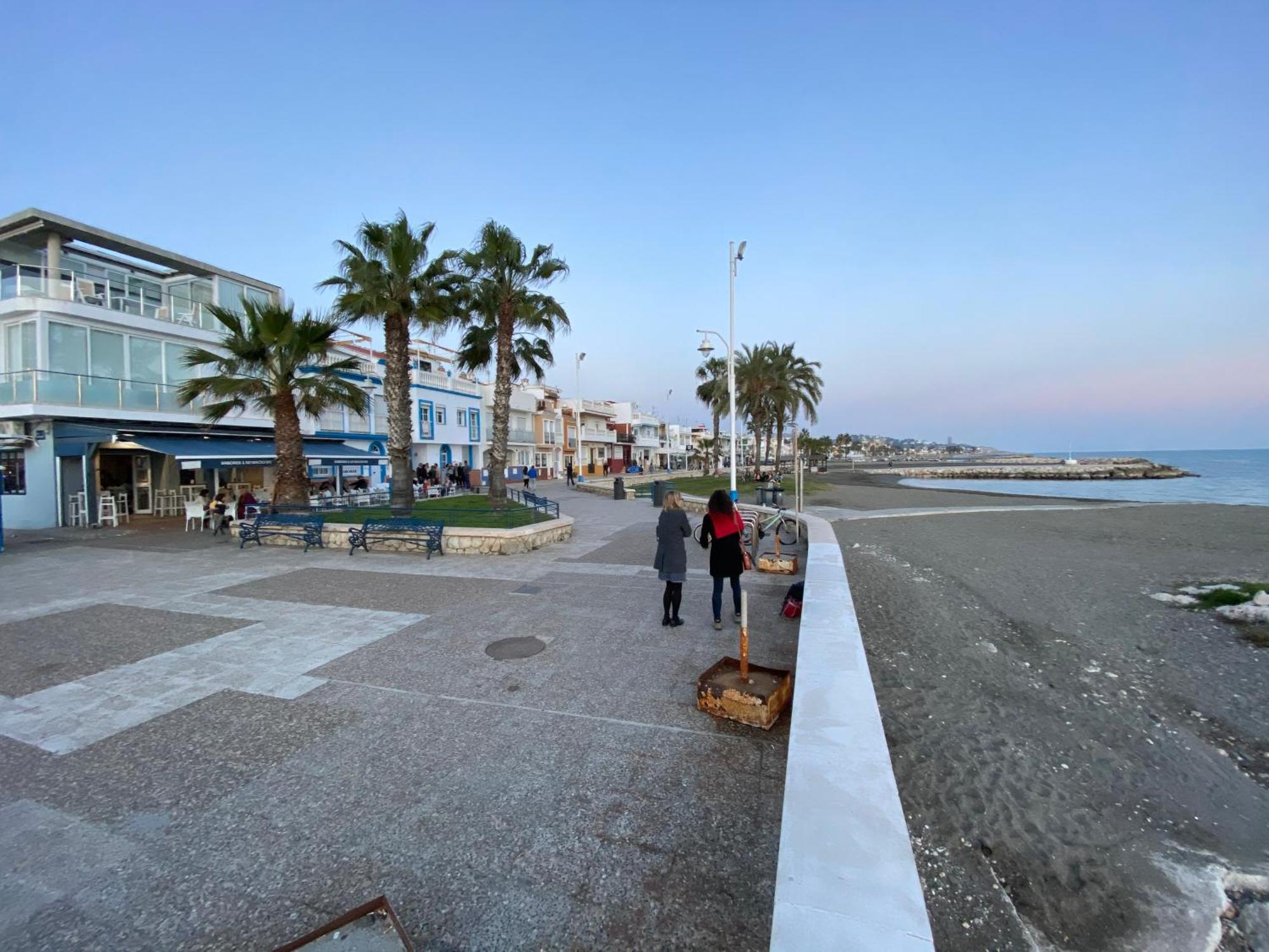 Beach Pedregalejo Málaga Buitenkant foto